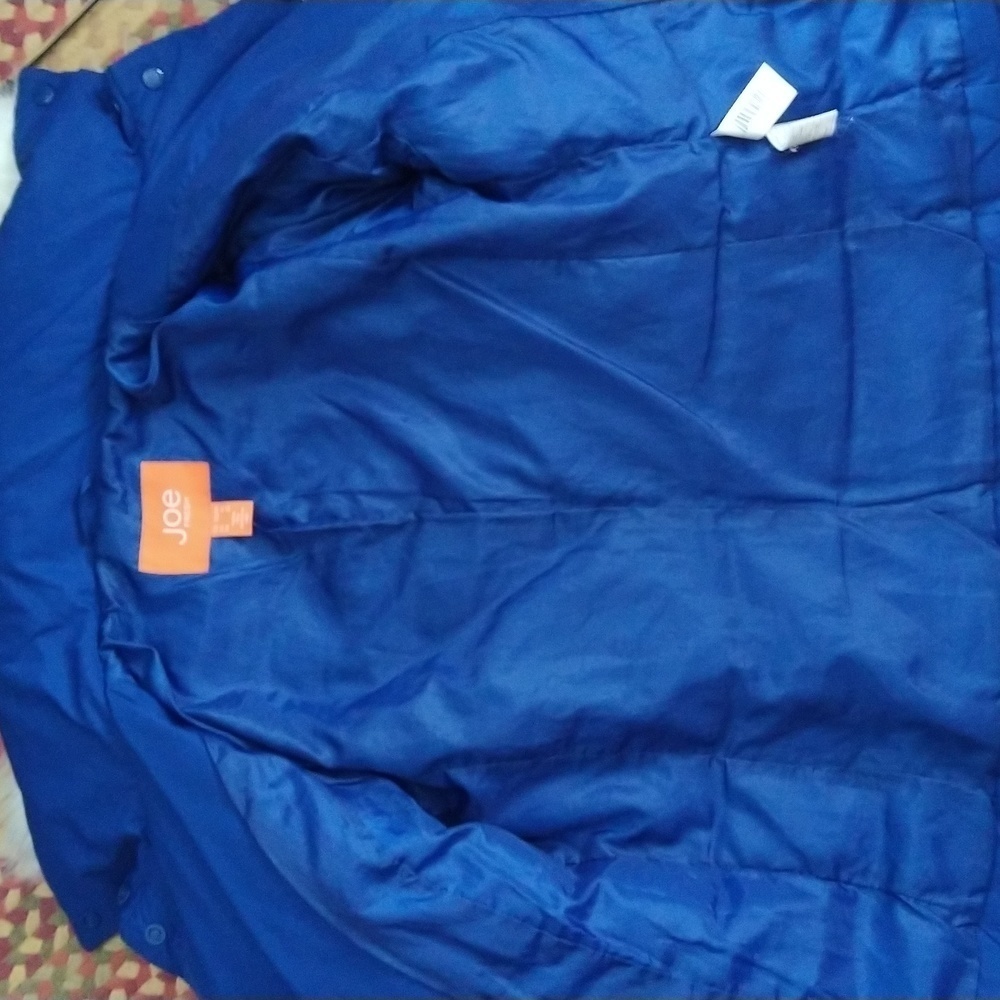 EUC Down Filled Puffer Coat 🧥 Royal Blue sz XS by JOE FRESH - Picture 7 of 10